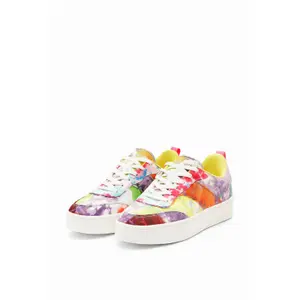 Plateau-Sneakers für Damen Desigual Patchwork image-1