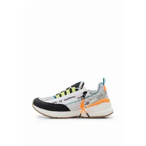 Sneakers mit Reißverschluss für Frauen Desigual Patchwork image-0