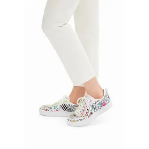 Baskets rétro à illustrations femme Desigual Arty image-4