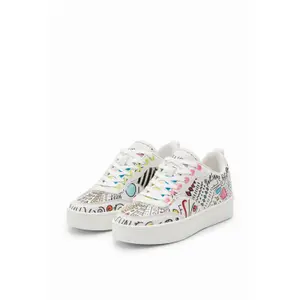 Baskets rétro à illustrations femme Desigual Arty image-1