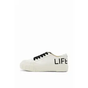 Zapatillas con plataforma para mujer Desigual Life is Awesome image-0