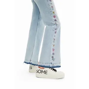 Zapatillas con plataforma para mujer Desigual Life is Awesome image-4