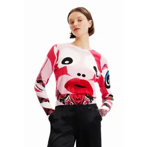 Pull visages femme Desigual M. Christian Lacroix image-1