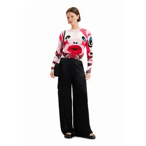 Pull visages femme Desigual M. Christian Lacroix image-2