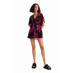 Tropisk tunikaklänning för kvinnor Desigual image-1