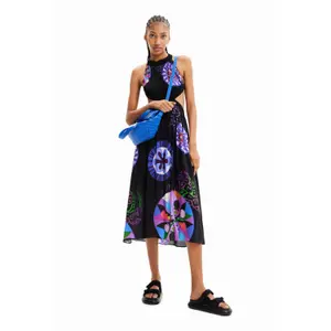 Vestido midi com corte para mulher Desigual M. Christian Lacroix image-1