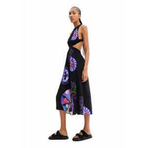 Vestido midi com corte para mulher Desigual M. Christian Lacroix image-2