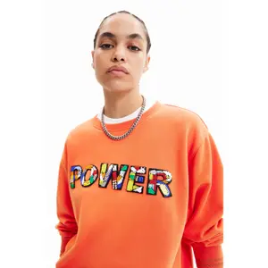 Sweatshirt patch "power" frau Desigual image-4
