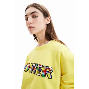 Sweatshirt Power-Patch Frau Desigual image-4