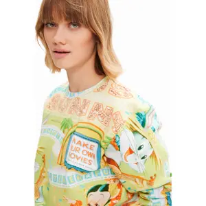 Sweatshirt films femme Desigual Bugs Bunny image-4