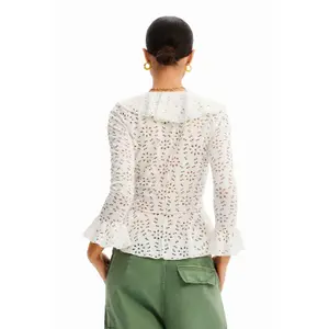 Blouse manches longues volants femme Desigual image-3