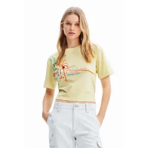 Camiseta ilustración collar mujer Desigual image-1