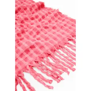 Cachecol retangular xadrez para mulher Desigual image-1