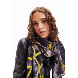 Bufanda rectangular para mujer Desigual image-3