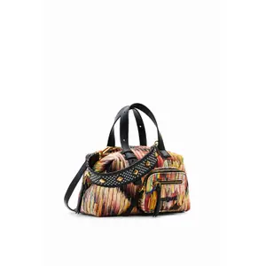 Sac à bandoulière moyen toile femme Desigual image-0