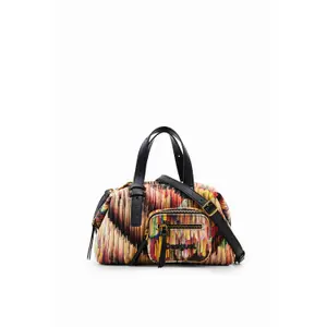 Sac à bandoulière moyen toile femme Desigual image-3