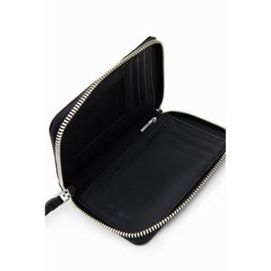 Liten plånbok med präglade blommor för kvinnor Desigual image-2