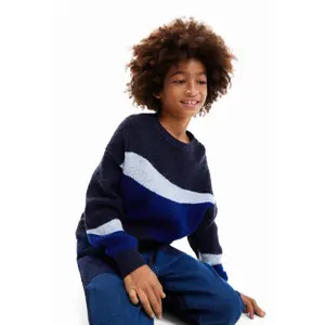 Camisola jacquard para rapariga Desigual image-6