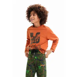 Children's arty animal T-shirt Desigual image-0