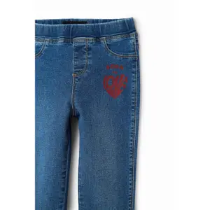 Girl's jean legging Desigual image-2