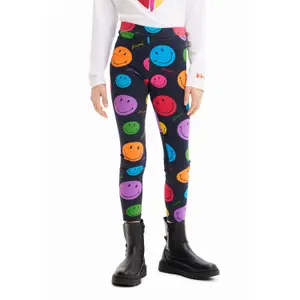 Girl's long smiley legging Desigual image-0