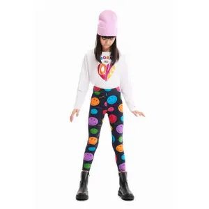 Girl's long smiley legging Desigual image-5