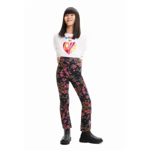 Girl's floral flare legging Desigual image-5
