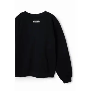Sweatshirt message girl Desigual image-1