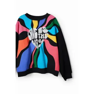 Sweatshirt message girl Desigual image-2
