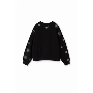 Girl's geometric embroidery sweatshirt Desigual image-2