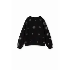 Girl's geometric embroidery sweatshirt Desigual image-5