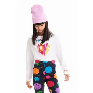 Short t-shirt love girl Desigual image-0