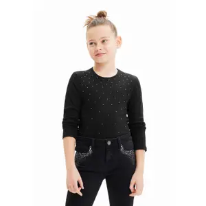 Girl's ribbed fabric T-shirt Desigual image-2