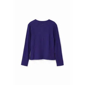 Girl's ribbed fabric T-shirt Desigual image-1