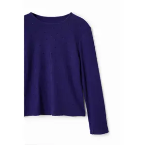Girl's ribbed fabric T-shirt Desigual image-2
