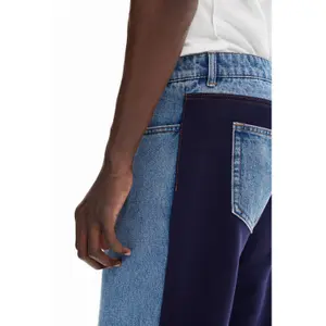 Calças de ganga híbridas Desigual image-4