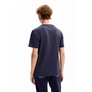 T-shirt uni poche Desigual image-1