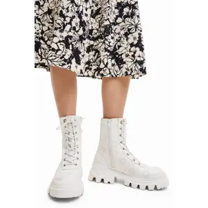 Stiefeletten track broderies Damen Desigual image-4