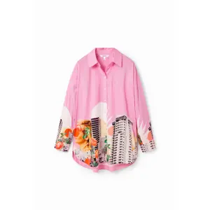 Blusa collage oversize de mujer Desigual image-3