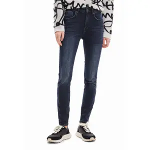 Calças de ganga skinny para mulher Desigual Push-up image-0