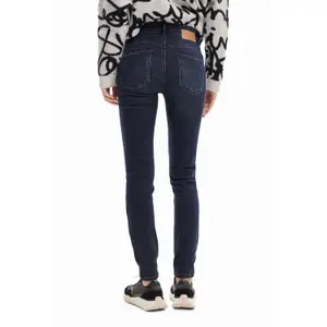 Calças de ganga skinny para mulher Desigual Push-up image-1