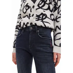 Calças de ganga skinny para mulher Desigual Push-up image-2