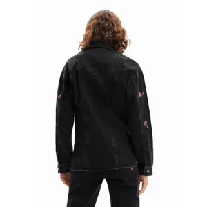 Chaqueta vaquera floral Desigual image-1