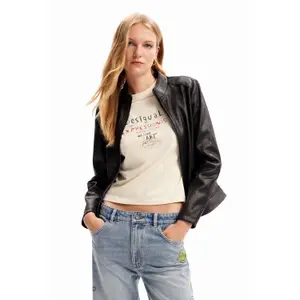 Lederjacke Frau Desigual Toronto image-1