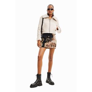 Minissaia feminina em jacquard artístico Desigual image-1