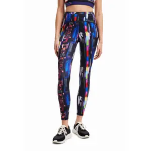 Leggings sportivi digitali da donna Desigual image-0