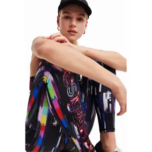 Leggings sportivi digitali da donna Desigual image-2