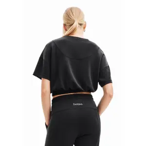 T-shirt court froncé sport Desigual image-1