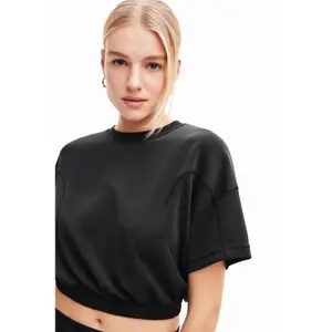 T-shirt court froncé sport Desigual image-2