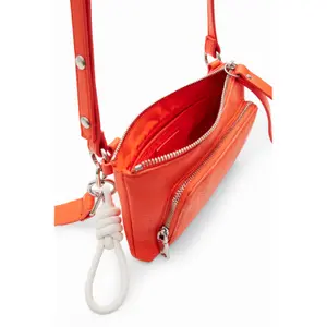 Carteira de ombro para mulher Desigual Half Logo 24 Lisa image-2